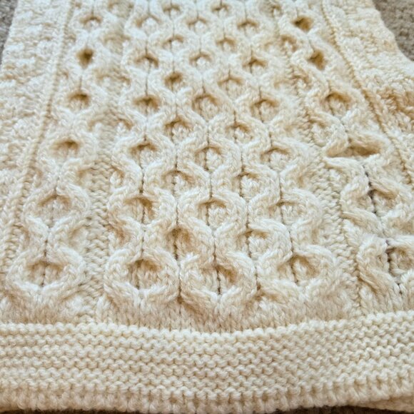 Ox Mountain Wear Merino Wool Scarf Honeycomb Design - Picture 3 of 6